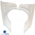 FRP BLK Series Wide Body Fenders (front) > Mercedes-Benz SLK (R171) 2005-2011 - image 4