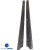ModeloDrive Carbon Fiber FEE Side Skirt Splitters > Honda S2000 (AP1) 2000-2009 - image 2