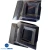 Carbon Fiber BNW Front Bumper Spat Add-ons > Hummer H2 2003-2009 - image 12