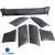 FRP TART Accessories Rear Fins Diffuser > Porsche 911 (996) 1999-2004 - image 2