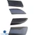 Carbon Fiber TART Accessories Rear Fins Diffuser > Porsche 911 (996) 1999-2004 - image 9