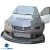 Carbon Fiber VOLT Race Clam Shell (front) > Mitsubishi Evolution EVO8 EVO9 2003-2006 - image 3