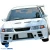 FRP BSPD Front Bumper > Mitsubishi Evolution EVO5 EVO6 1998-2001> 4dr - image 12