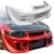 FRP DMD Front Bumper > Mitsubishi Evolution EVO5 EVO6 1998-2001> 4dr - image 1