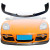 ModeloDrive Carbon Fiber TART Front Lip Valance > Porsche Cayman (987) 2006-2008 - image 1