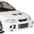 FRP EVO6 Wide Body Kit w Hood w Wing > Mitsubishi Evolution EVO5 EVO6 1998-2001 - image 16