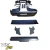FRP TKYO v3 Wide Body Kit 12pc w Wings > Nissan Silvia (S13) 1989-1994 > 2dr Coupe - image 6
