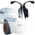 VSaero FRP TKYO Wide Body Fenders Flares (front) 40mm > Toyota Corolla (AE86) Trueno 1984-1987 > 3dr Hatch - image 7