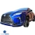FRP ARTI Wide Body Kit w Wing > Lexus RX350 2016-2019 - image 18