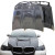 Carbon Fiber HAMA Hood > BMW X6 (E71) 2008-2014 - image 1