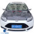 Carbon Fiber KR Vented Hood > Ford Focus 2012-2014 - image 17
