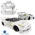 FRP LBPE SE Wide Body Kit w Wing > Nissan GT-R GTR (R35) 2009-2016 - image 9