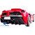ModeloDrive Partial Carbon Fiber MDES Rear Bumper w Diffuser > Ferrari 488 GTB F142M 2016-2019