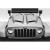 2007-2018 Jeep Wrangler JK Duraflex Rage Hood - 1 Piece - image 9