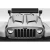 2007-2018 Jeep Wrangler Rage Hood - image 1