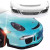 ModeloDrive FRP GT3-Z Front Bumper > Porsche Cayman (987) 2006-2008 - image 1