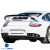 ModeloDrive Partial Carbon Fiber GT2 RS Style NARROW Rear Bumper > Porsche 911 (997) 2010-2012 - image 2