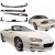 Chevrolet Camaro 1998-2002 Type J Style 4 Piece Polyurethane Full Body Kit - image 1