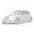 Chrysler PT Cruiser 2001-2005 Bomb Style 1 Piece Polyurethane Front Lip - image 2