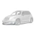 Chrysler PT Cruiser 2001-2005 Bomb Style 1 Piece Polyurethane Front Lip - image 2