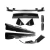Dodge Charger 2011-2014 Premier Style 9 Piece Polyurethane Full Body Kit - image 1