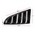 Ford Mustang 2015-2017 Louvered 2 Piece Polyurethane Window Scoops - image 2