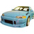 KBD Urethane BC Spec Style 1pc Front Bumper > Honda Civic 1992-1995