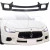 Maserati Ghibli 2014-2018 KBD 1 Piece Polyurethane Front Lip - image 1