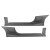 Mitsubishi Eclipse 2000-2005 Blits Style 2 Piece Polyurethane Side Skirts - image 2