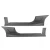 Mitsubishi Eclipse 2000-2005 Blits Style 2 Piece Polyurethane Side Skirts - image 4