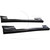 KBD Urethane GP1 Style 2pc Side Skirts > Nissan 240SX 1989-1994