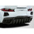 2020-2025 Chevrolet Corvette C8 Carbon Creations Gran Veloce Rear Diffuser - 1 Piece - image 2