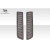 2013-2014 Ford Mustang GT1 Hood Vents - 3 Piece - image 5