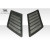 2000-2009 Honda S2000 Durafex GT1 Fender Vents - 2 Piece - image 6