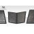 1997-2004 Chevrolet Corvette C5 / 2005-2009 Ford Mustang Duraflex GT1 Hood Vents - 3 Piece - image 6