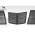 1997-2004 Chevrolet Corvette C5 / 2005-2009 Ford Mustang Duraflex GT1 Hood Vents - 3 Piece - image 11