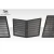 1997-2004 Chevrolet Corvette C5 / 2005-2009 Ford Mustang GT1 Hood Vents - 3 Piece - image 10