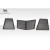 1997-2004 Chevrolet Corvette C5 / 2005-2009 Ford Mustang GT1 Hood Vents - 3 Piece - image 4