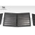 1997-2004 Chevrolet Corvette C5 Duraflex GTV Hood Vents - 3 Piece - image 3