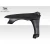 2003-2006 Mitsubishi Lancer Evolution 8 9 AM-S Fenders - 4 Piece - image 7