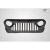 2018-2025 Jeep Wrangler JL Gladiator JT Predator Grille - 1 Piece - image 15