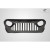 2018-2025 Jeep Wrangler JL Gladiator JT Predator Grille - 1 Piece - image 15