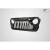 2018-2025 Jeep Wrangler JL Gladiator JT Predator Grille - 1 Piece - image 3
