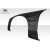 1989-1994 Nissan 240SX Duraflex D1 Sport 25MM Front Fenders - 2 Piece - image 9