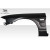 1995-1998 Nissan Skyline R33 2DR Duraflex D1 Sport 30MM Front Fenders - 2 Piece - image 4