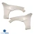 FRP MSV Wide Body 30mm Fenders (front) 2pc > Lexus IS300 2000-2005> 4dr - image 3