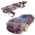 Carbon Fiber BLK-GT Wide Body Kit w Wing > Mercedes-Benz SLS AMG (R197) 2011-2014 - image 7
