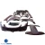 Carbon Fiber BLK-GT Wide Body Kit w Wing > Mercedes-Benz SLS AMG (R197) 2011-2014 - image 4