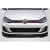 2015-2021 Volkswagen GTI RZ Front Lip Under Spoiler - 2 Piece - image 1