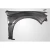2008-2014 Subaru Impreza WRX STI 2011-2014 Impreza WRX VRS 8MM Front Fenders - 2 Piece - image 3